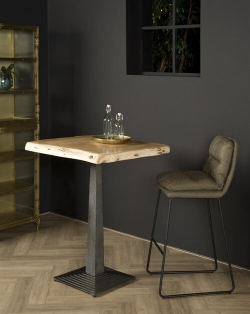 Boomstam Bartafel Bistro 80 x 105 cm - Afbeelding 2