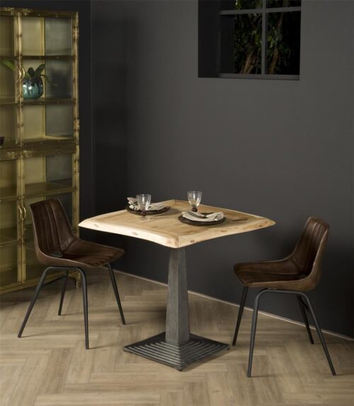 Boomstam Cafetafel 78 cm hoog - Afbeelding 2