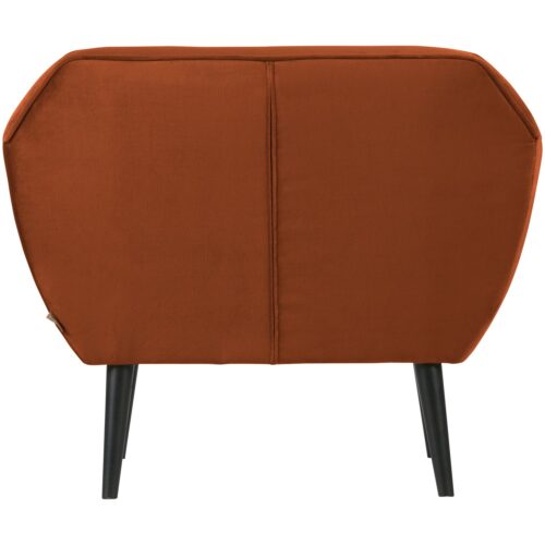 Fauteuil Rocco Velvet - Roest - Afbeelding 3