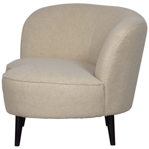 Lounge Fauteuil Sara Teddy - Off White (links) - Afbeelding 3