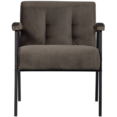 Fauteuil Scott Velvet - Warm Groen - Afbeelding 4