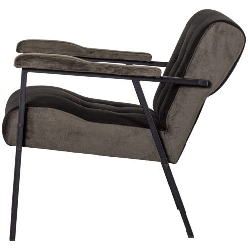 Fauteuil Scott Velvet - Warm Groen - Afbeelding 5