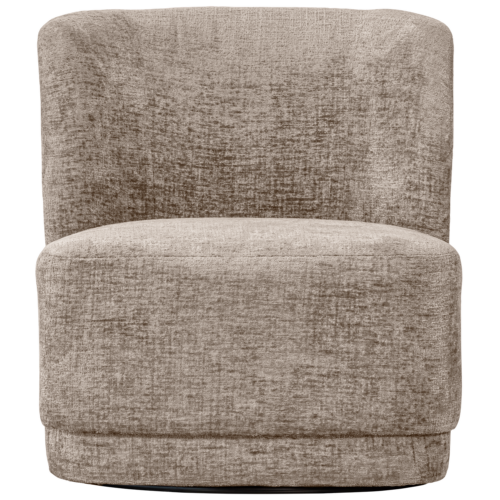 Draaifauteuil Atty Structure Velvet - Zand - Afbeelding 4