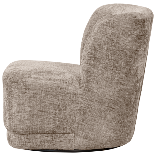 Draaifauteuil Atty Structure Velvet - Zand - Afbeelding 6