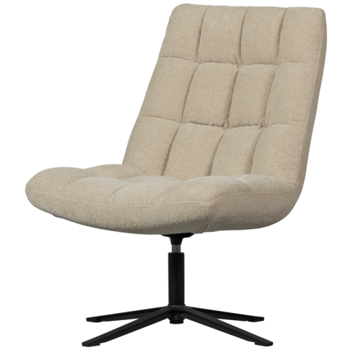 Draaifauteuil Job Bouclé - Zand