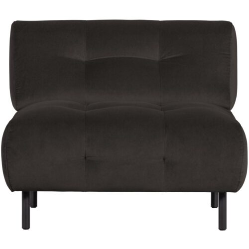 Fauteuil Lloyd Velvet - Cast Iron - Afbeelding 2