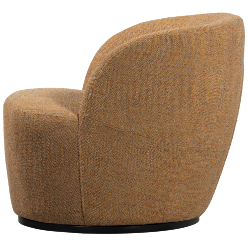 Draaifauteuil Serra Geweven - Curry - Afbeelding 5