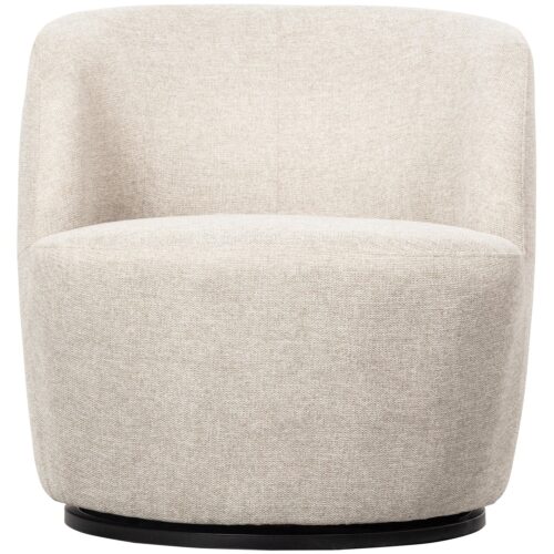 Draaifauteuil Serra Geweven - Off White - Afbeelding 3