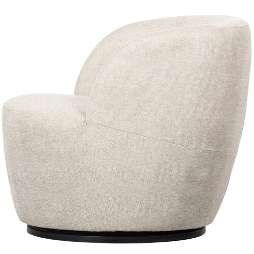 Draaifauteuil Serra Geweven - Off White - Afbeelding 4