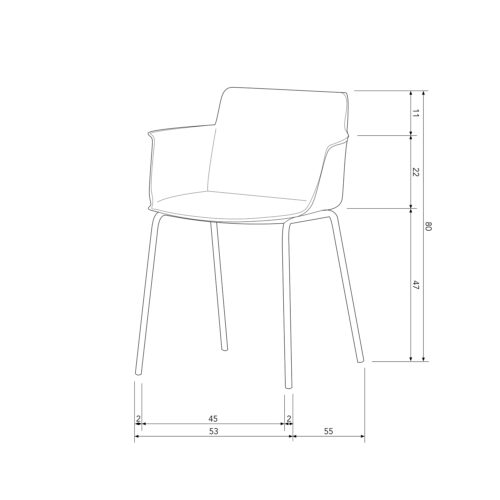 Tuinstoel Foppe - Grijs - Afbeelding 9