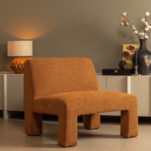 Fauteuil Lavid Geweven - Ginger - Afbeelding 2