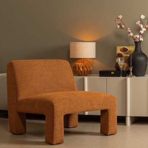 Fauteuil Lavid Geweven - Ginger - Afbeelding 3