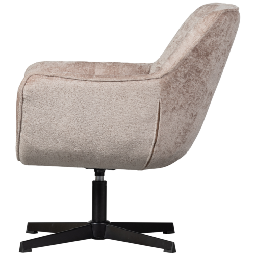 Draaifauteuil Wib Chenille - Taupe - Afbeelding 5