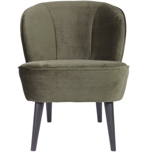 Fauteuil Sara Velvet - Warm Groen - Afbeelding 4