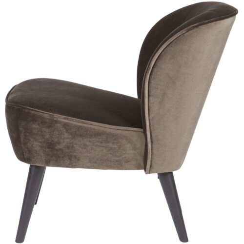 Fauteuil Sara Velvet - Warm Groen - Afbeelding 5