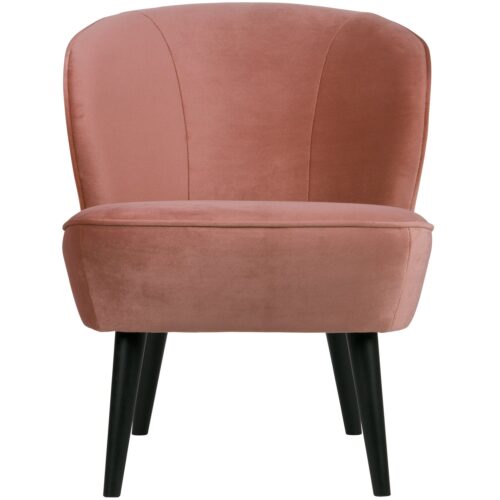 Fauteuil Sara Velvet - Oud Roze - Afbeelding 4