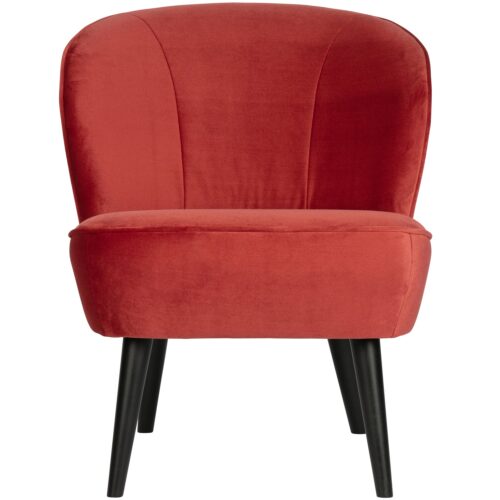 Fauteuil Sara Velvet - Raspberry - Afbeelding 2