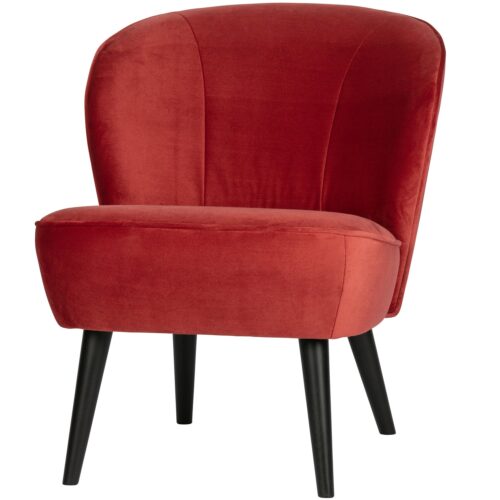 Fauteuil Sara Velvet - Raspberry