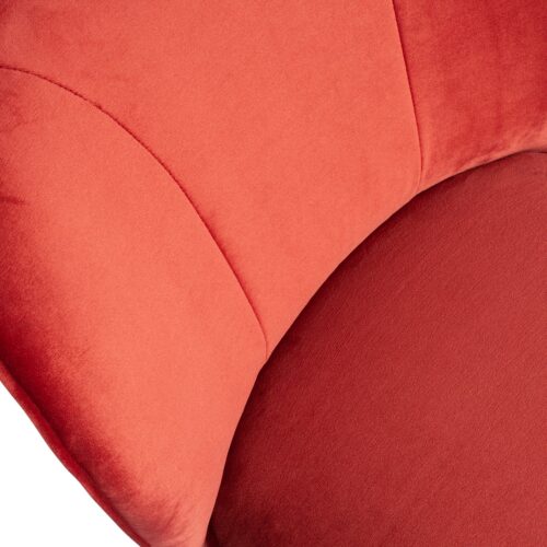 Fauteuil Sara Velvet - Raspberry - Afbeelding 6