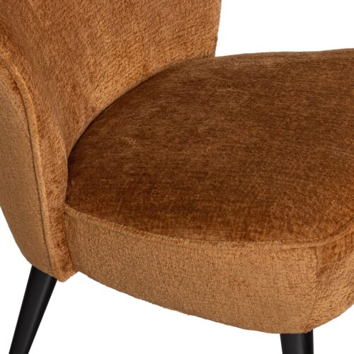 Fauteuil Sara Chenille - Cognac - Afbeelding 9