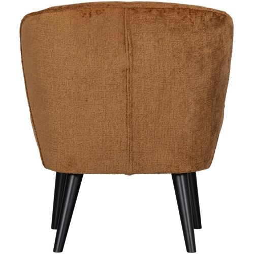 Fauteuil Sara Chenille - Cognac - Afbeelding 7