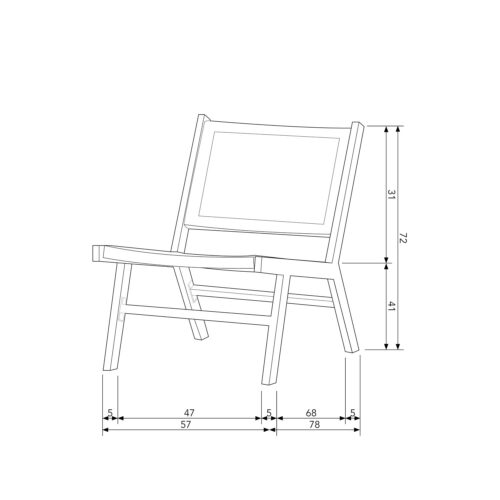 Tuin Fauteuil Puk - Zwart - Afbeelding 8