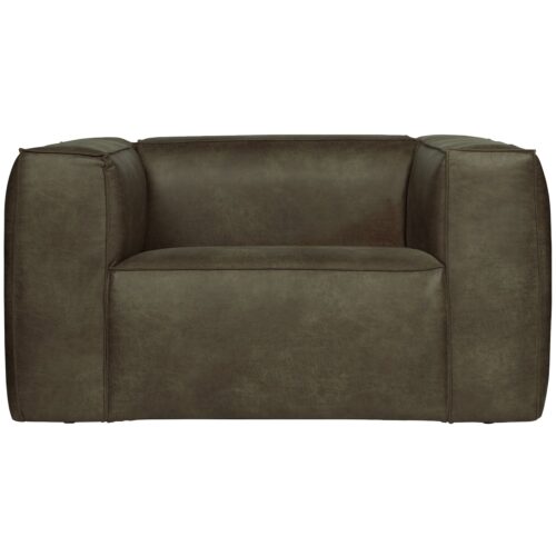 Fauteuil Bean Recycle Leer - Army