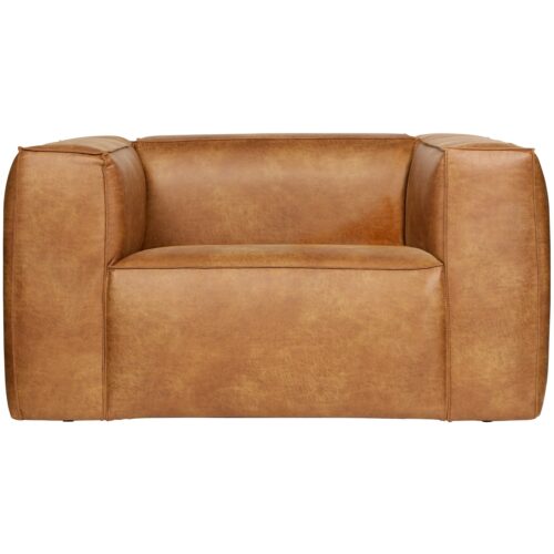 Fauteuil Bean Recycle Leer - Cognac