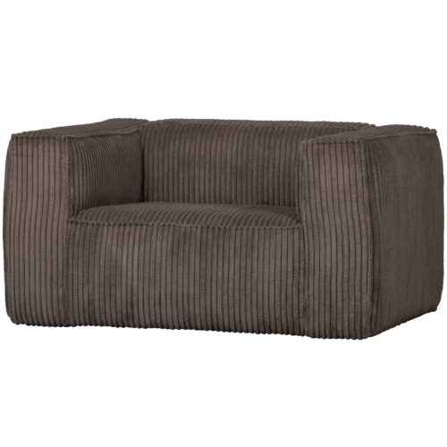 Fauteuil Bean Grove Ribstof - Mud - Afbeelding 2