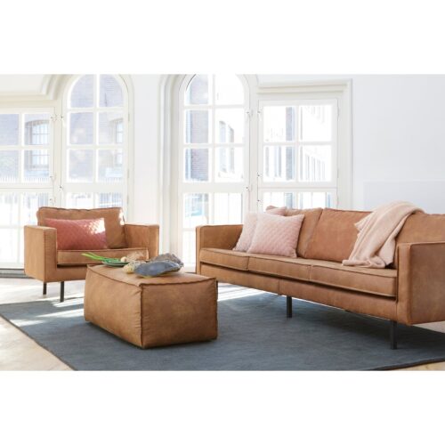 Fauteuil Rodeo  Gerecycled Leer - Cognac - Afbeelding 3