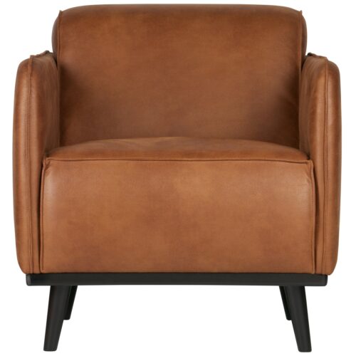 Fauteuil Statement met armleuning Lederlook  - Cognac - Afbeelding 2