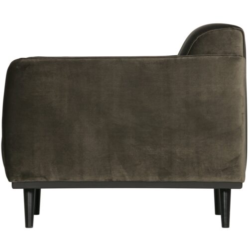 Fauteuil Statement met armleuning Fluweel  - Warm Groen - Afbeelding 4