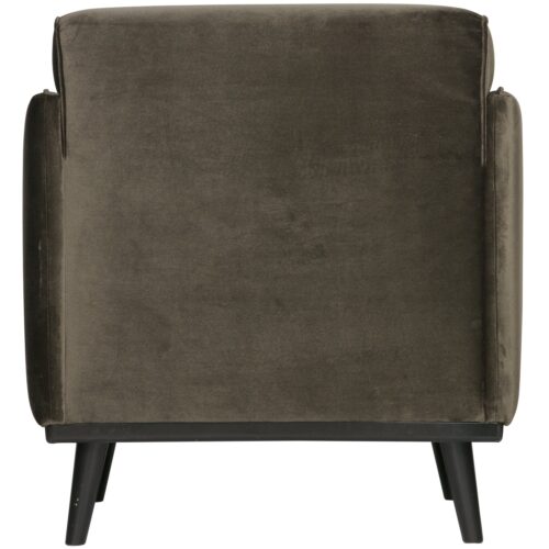 Fauteuil Statement met armleuning Fluweel  - Warm Groen - Afbeelding 5