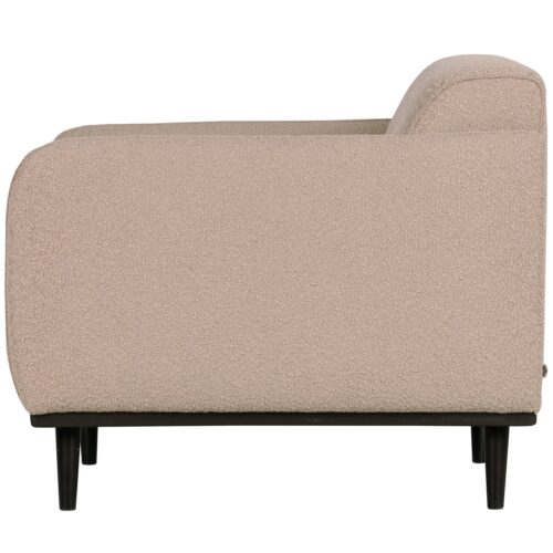 Fauteuil Statement met armleuning Bouclé - Beige - Afbeelding 3