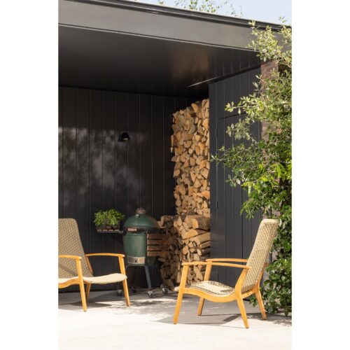 Tuin Fauteuil Stony Teakhout en Touw - Afbeelding 3