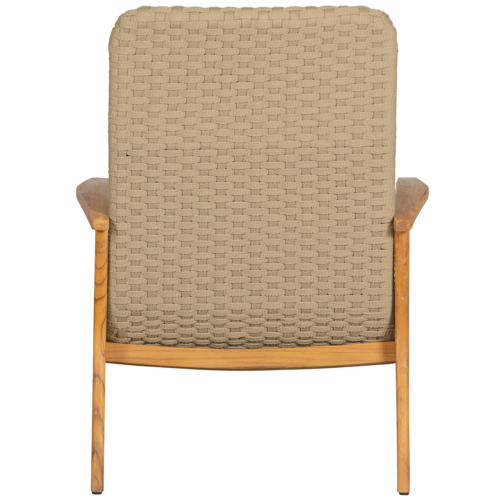 Tuin Fauteuil Stony Teakhout en Touw - Afbeelding 6