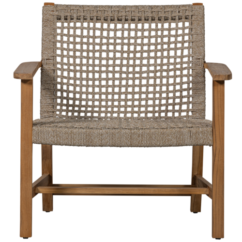 Tuin Fauteuil Copper Teakhout en Wicker - Afbeelding 4