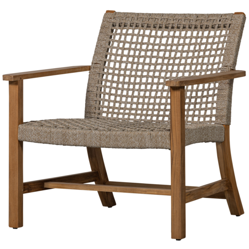 Tuin Fauteuil Copper Teakhout en Wicker