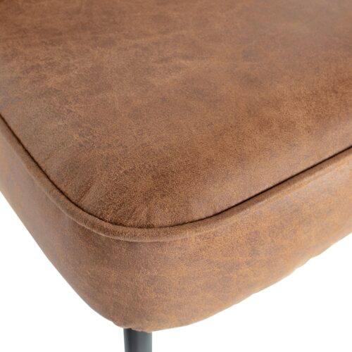 Eetkamerstoel Vogue Eco-leder - Cognac - Afbeelding 7