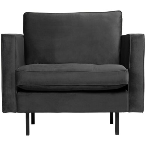 Fauteuil Rodeo Classic Velvet - Antraciet