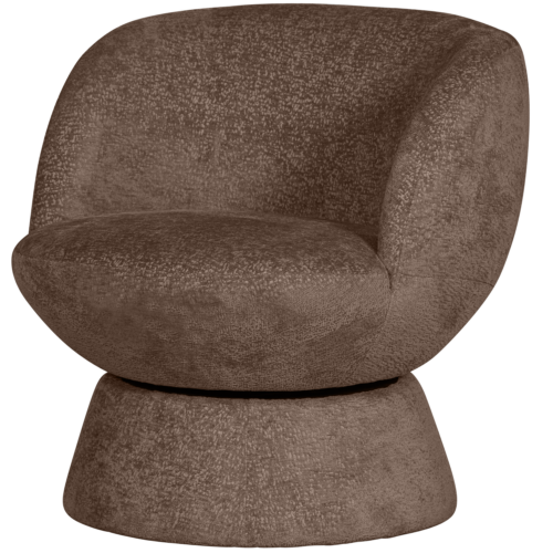 Draaifauteuil Shuffle Chenille - Espresso