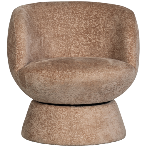 Draaifauteuil Shuffle Chenille - Naturel - Afbeelding 4