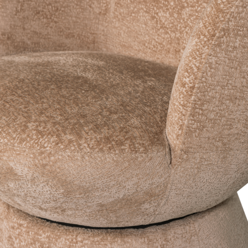 Draaifauteuil Shuffle Chenille - Naturel - Afbeelding 7