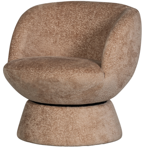 Draaifauteuil Shuffle Chenille - Naturel