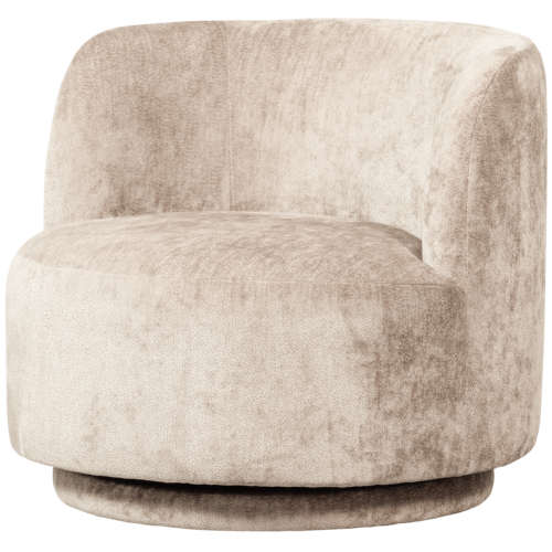 Draaifauteuil Popular Modulair Chenille - Naturel