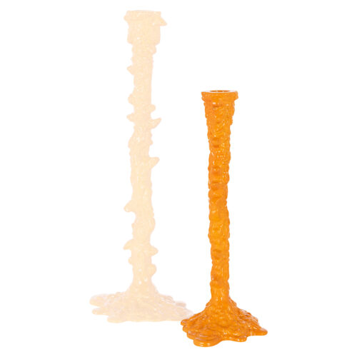 Kandelaar Cyan kleur Oranje - Afbeelding 3